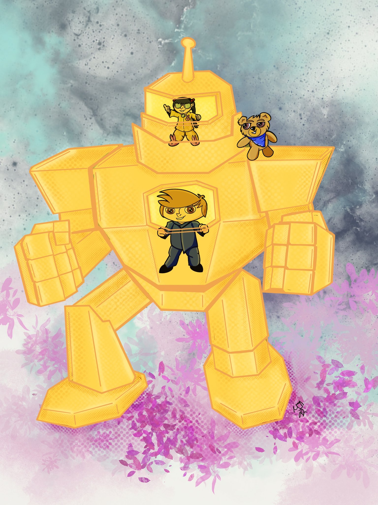 Dream Warriors Giant Rock 'Em Sock 'Em Robot