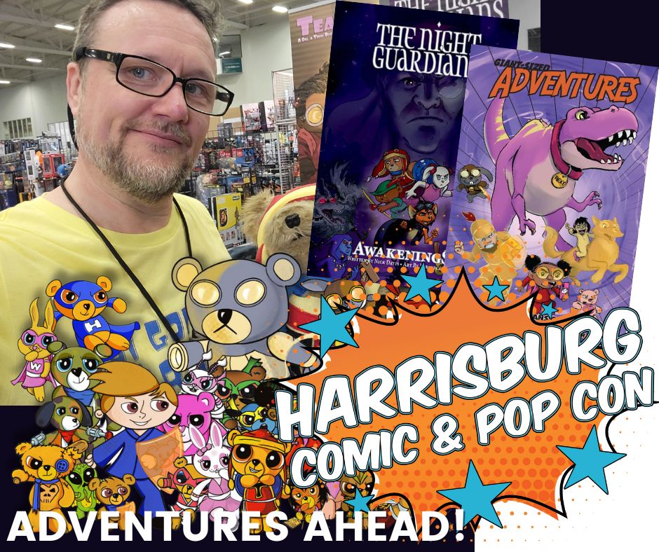 Nick Davis, Harrisburg Comic & Pop Con Guest Comic Book Creator Alt