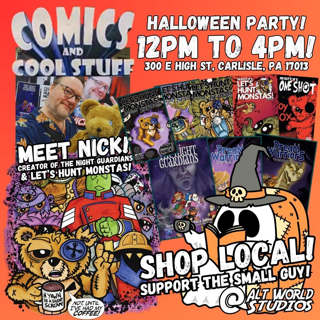 Comics And Cool Stuff - Halloween Party! - Alt World Studios